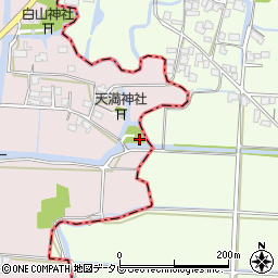 福岡県柳川市三橋町吉開252周辺の地図