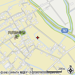 福岡県大川市紅粉屋周辺の地図
