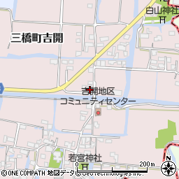 福岡県柳川市三橋町吉開577周辺の地図
