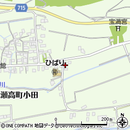 福岡県みやま市瀬高町小田1301周辺の地図