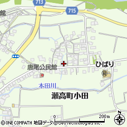 福岡県みやま市瀬高町小田1026周辺の地図