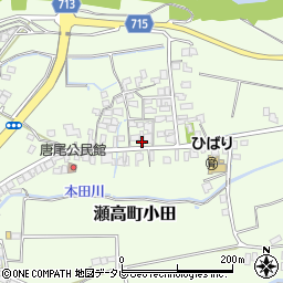 福岡県みやま市瀬高町小田1032周辺の地図
