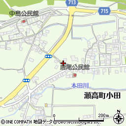 福岡県みやま市瀬高町小田996周辺の地図