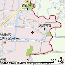 福岡県柳川市三橋町吉開261周辺の地図