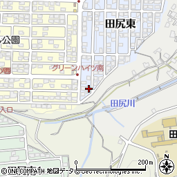 大分県大分市田尻東9-9周辺の地図