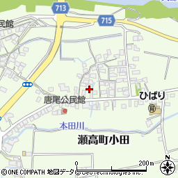 福岡県みやま市瀬高町小田1023周辺の地図