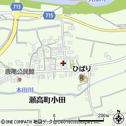 福岡県みやま市瀬高町小田1065周辺の地図