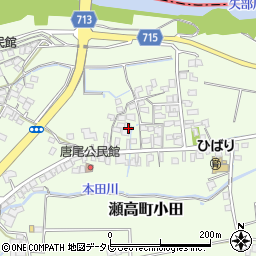 福岡県みやま市瀬高町小田1019周辺の地図