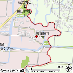 福岡県柳川市三橋町吉開280周辺の地図