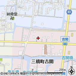 福岡県柳川市三橋町吉開785周辺の地図