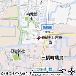 福岡県柳川市高島47周辺の地図