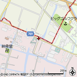 福岡県柳川市西浜武49周辺の地図