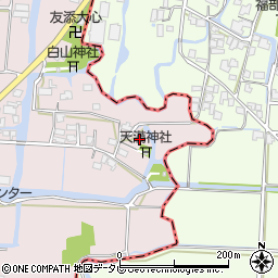 福岡県柳川市三橋町吉開290周辺の地図