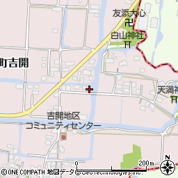 福岡県柳川市三橋町吉開569周辺の地図