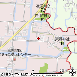 福岡県柳川市三橋町吉開270周辺の地図