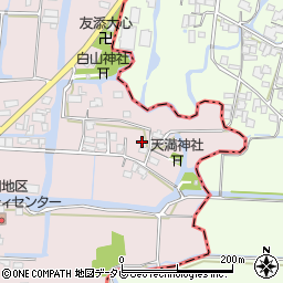 福岡県柳川市三橋町吉開276周辺の地図