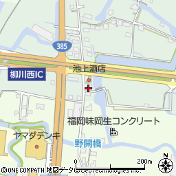 福岡県柳川市東蒲池46周辺の地図