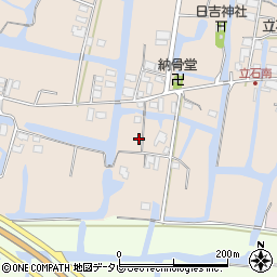 福岡県柳川市立石794-2周辺の地図