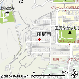 大分県大分市田尻西4-12周辺の地図