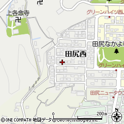 大分県大分市田尻西4-10周辺の地図