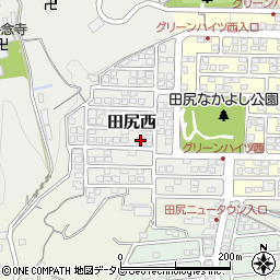 大分県大分市田尻西4-15周辺の地図