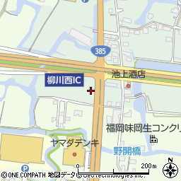 福岡県柳川市東蒲池47周辺の地図