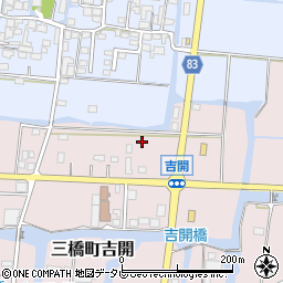 福岡県柳川市三橋町吉開777周辺の地図