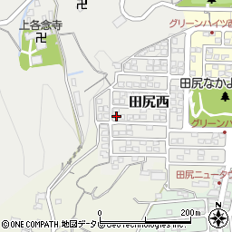 大分県大分市田尻西4-9周辺の地図