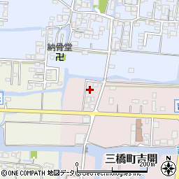 福岡県柳川市三橋町吉開800-3周辺の地図