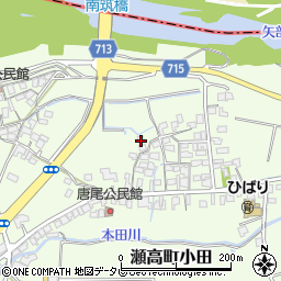 福岡県みやま市瀬高町小田1014周辺の地図