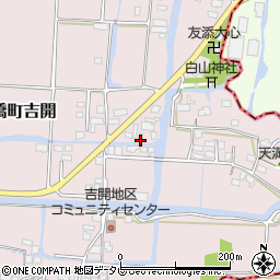 福岡県柳川市三橋町吉開558周辺の地図