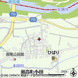 福岡県みやま市瀬高町小田1069周辺の地図