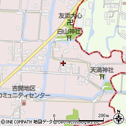 福岡県柳川市三橋町吉開271周辺の地図