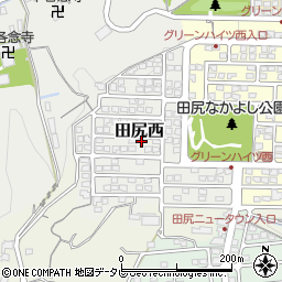 大分県大分市田尻西4-3周辺の地図