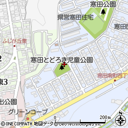 寒田とどろき児童公園トイレ周辺の地図