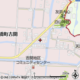 福岡県柳川市三橋町吉開560周辺の地図