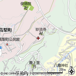 長崎県佐世保市高梨町102周辺の地図