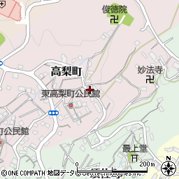 長崎県佐世保市高梨町123周辺の地図