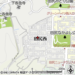 大分県大分市田尻西3周辺の地図