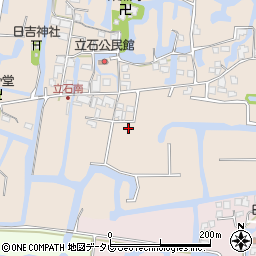 福岡県柳川市立石133周辺の地図
