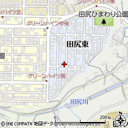 大分県大分市田尻東4-9周辺の地図