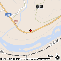 高知県高岡郡四万十町瀬里270周辺の地図