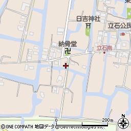 福岡県柳川市立石778周辺の地図