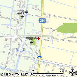 佐賀新聞須古販売店周辺の地図