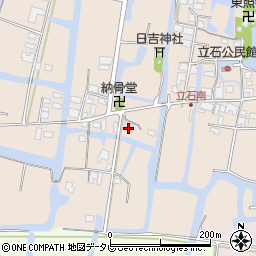 福岡県柳川市立石729周辺の地図