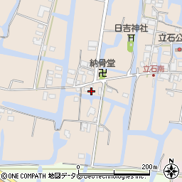 福岡県柳川市立石716周辺の地図