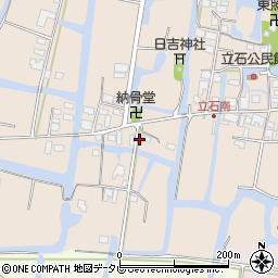 福岡県柳川市立石737周辺の地図