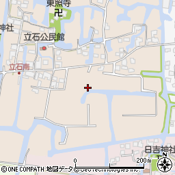 福岡県柳川市立石151周辺の地図