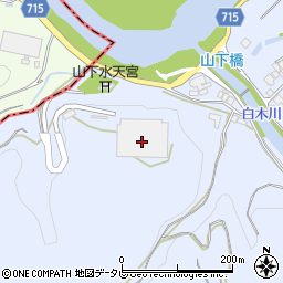 福岡八女周辺の地図
