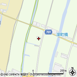 福岡県柳川市田脇109周辺の地図